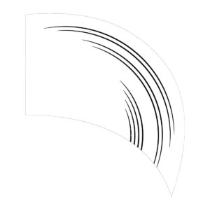 SPIN Package - Black and White Brush Teardrop Flag