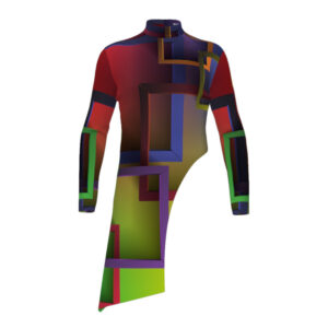 Squares Collection - Colorful Extended Top