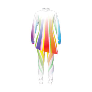 Stripes Collection - Full Costume Colorful Tunic w/ Leggings