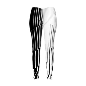 Stripes Collection - Black and White Leggings