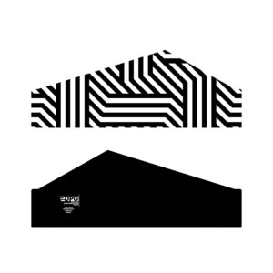 Stripes Collection - Black and White Shako Wrap