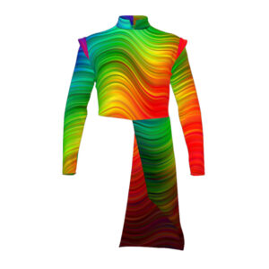 Waves Collection - Colorful Emergence Coat