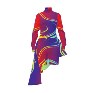 Waves Collection - Colorful Female Unitard