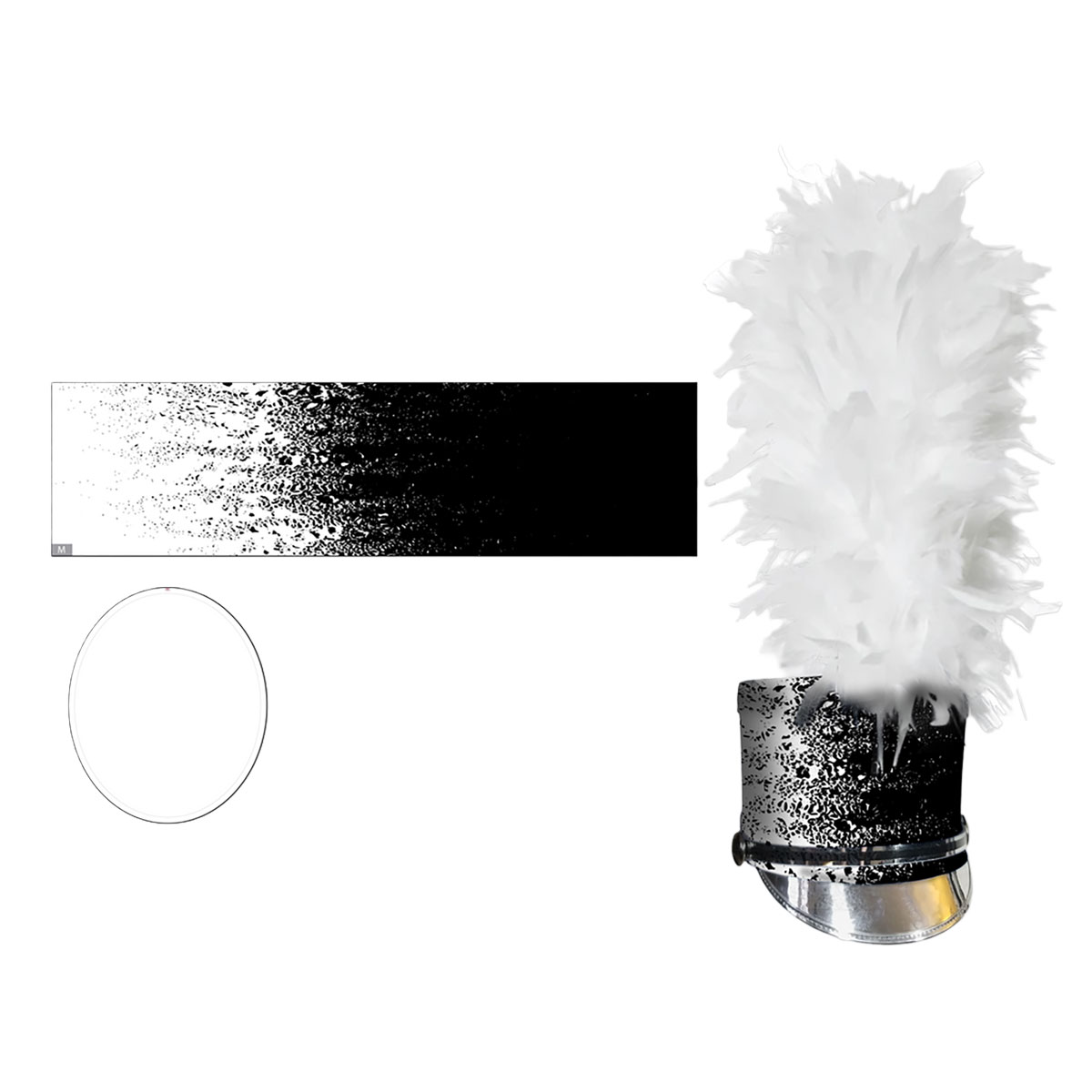 Black and White Package - Hat Slip