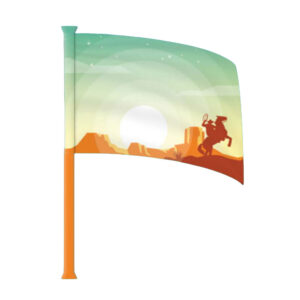 Western Sky Standard Flag (Pole wrap not included)