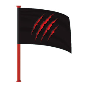 Slashed Standard Flag