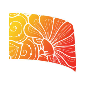 Dia de los Muertos - Orange/Red Standard Flag