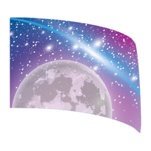 Moon and Purple Sky Standard Flag