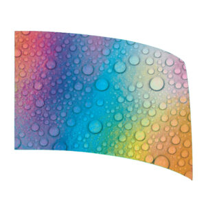 Raindrops on a Rainbow Standard Flag
