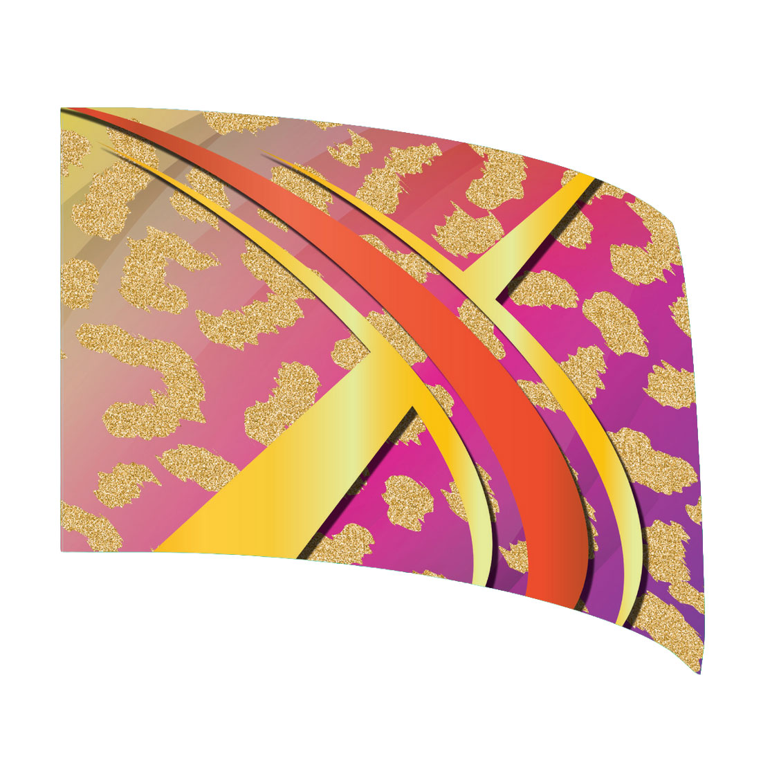 Wild Orange-Pink Standard Flag