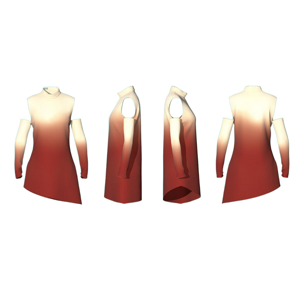 Rust Ombre - Full Costume - Image 2