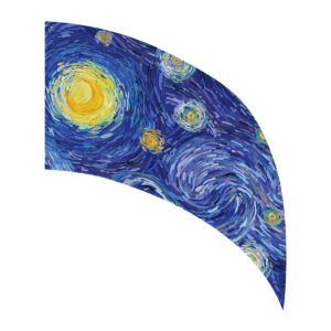 Starry Night Arc Swing Flag