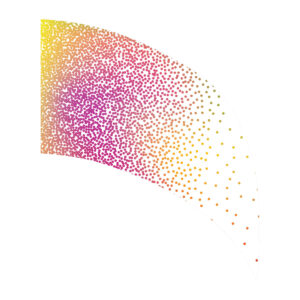 DOTS Collection - Falling Dots Arc Flag