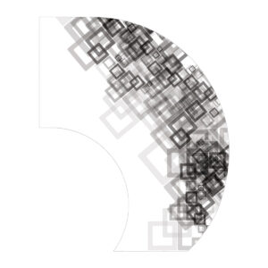 Squares Collection - Black and White C-Swing Flag