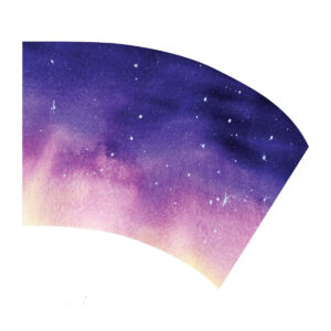 Purple Sky Rainbow Swing Flag