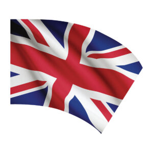 British Rainbow Swing Flag