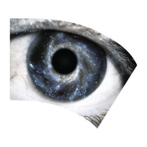 Galaxy Eye Rainbow Swing Flag
