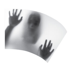 Horror Hands Rainbow Swing Flag