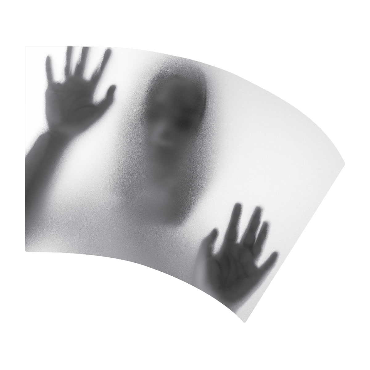 Horror Hands Rainbow Swing Flag