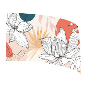 Abstract Flowers 1 Standard Flag