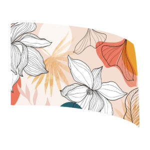 Abstract Flowers 3 Standard Flag