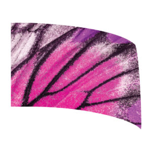 Pink Butterfly Wing Standard Flag