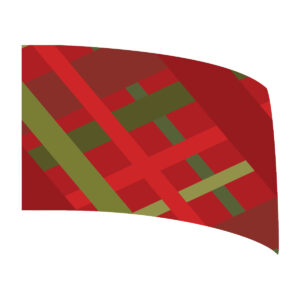 Christmas Plaid Standard Flag