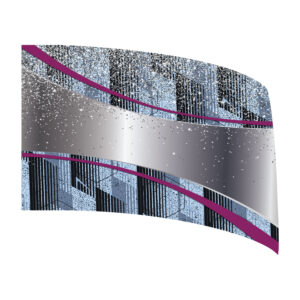 Blue Steel Collection - Reverse Wave Standard Flag