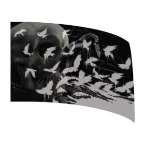 Wednesday Collection - Raven Standard Flag