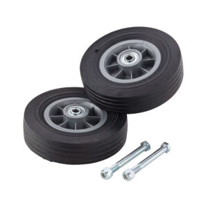 8″ Solid Rubber Tires w/ Bolts
