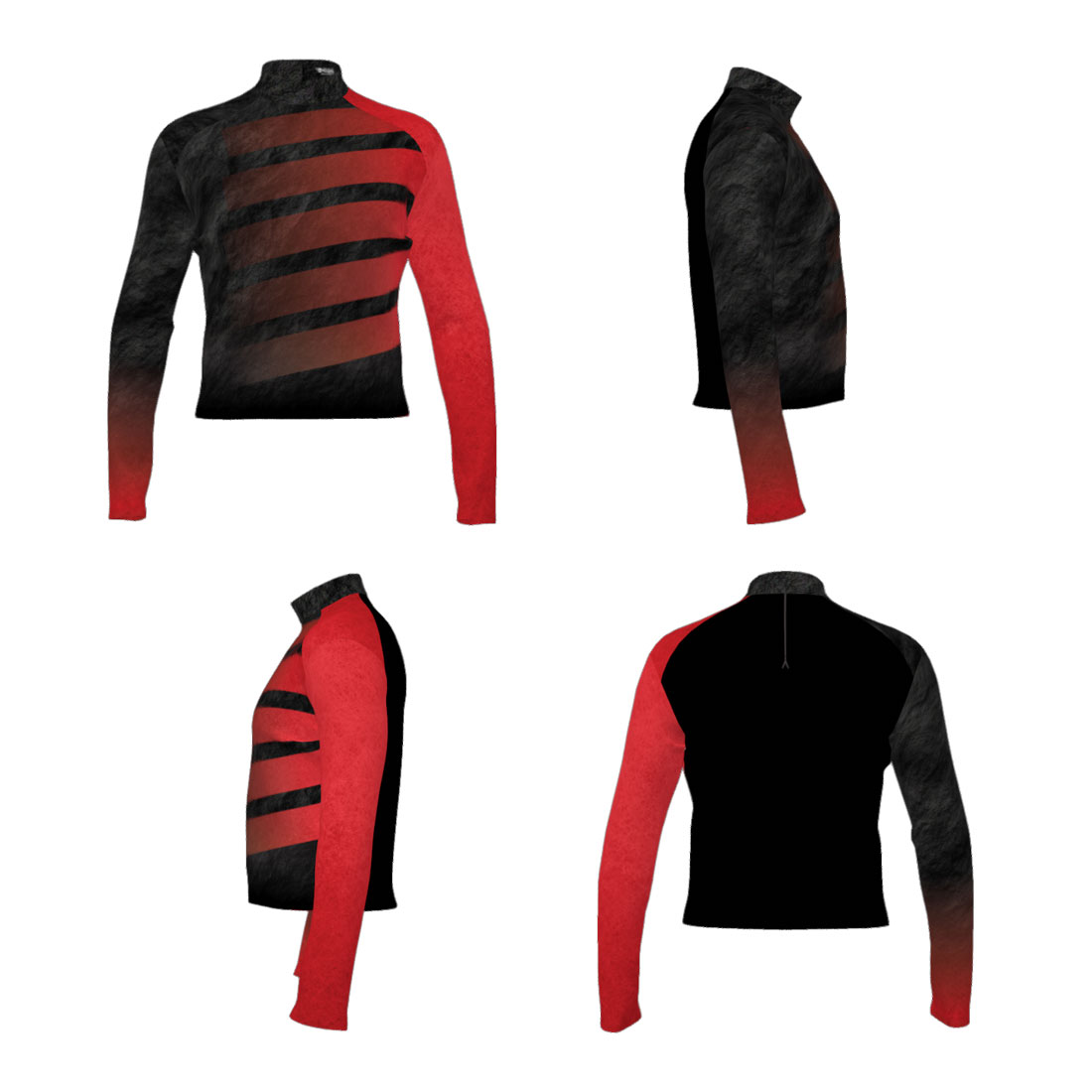 Battlefield in Black & Red Elevate Top - Image 2