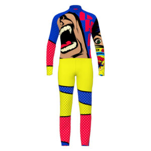 Comic Strip Themed Full Elevate Top and Bibbers Set (ELVU_16)