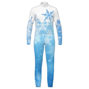 Snow Themed Full Elevate Top and Bibbers Set