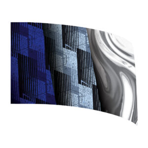 Blue Steel Collection - Tri-Pattern Standard Flag