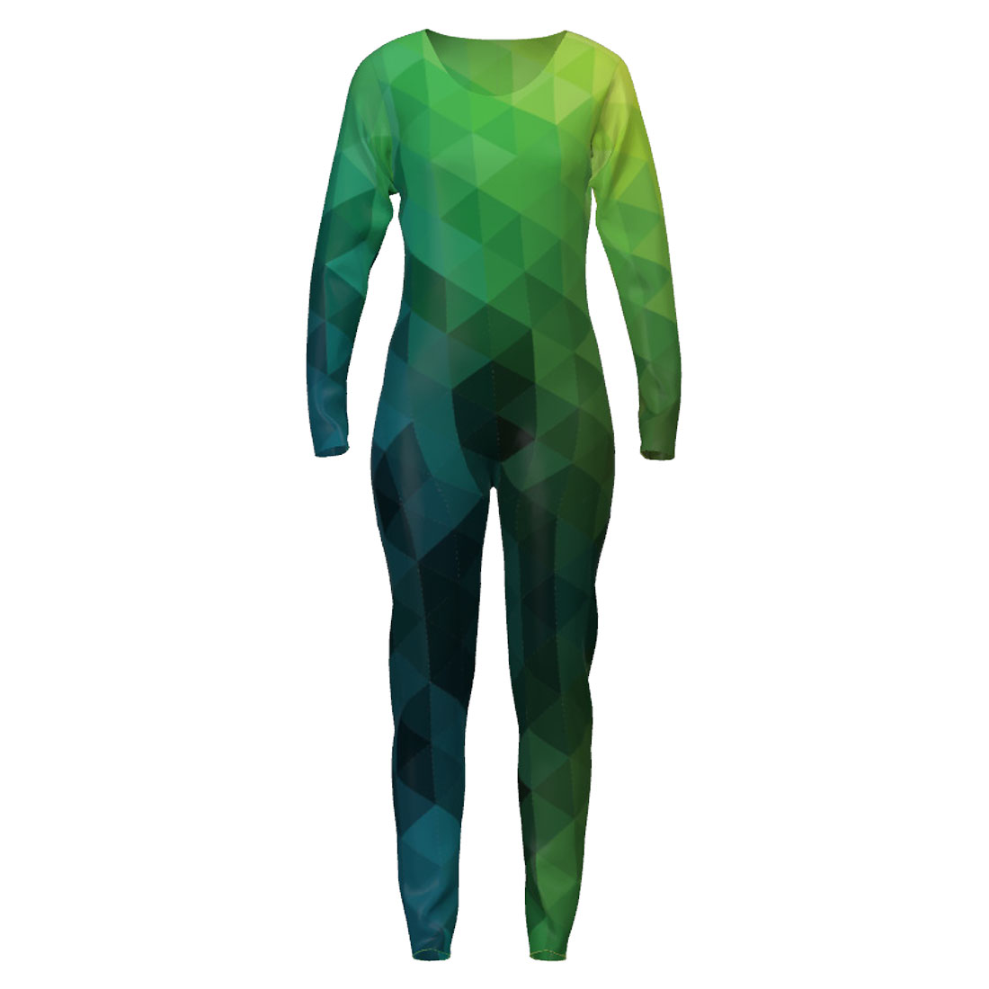 Green Gradient Unitard