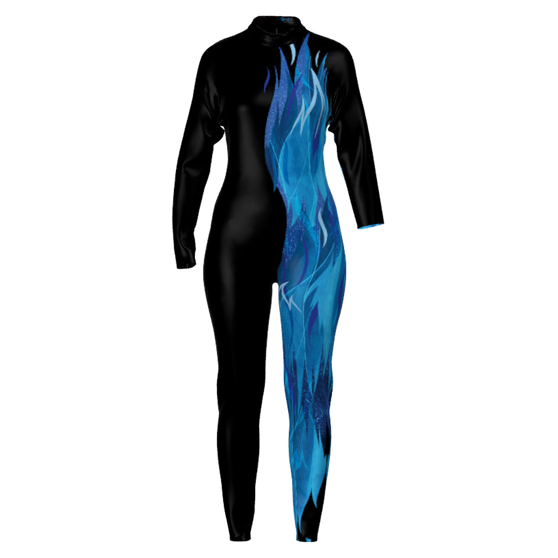 Blue Flame Unitard