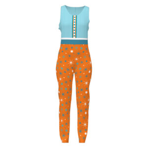 Orange & Blue Retro Fun Unitard