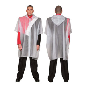 Front Snap Vinyl Poncho