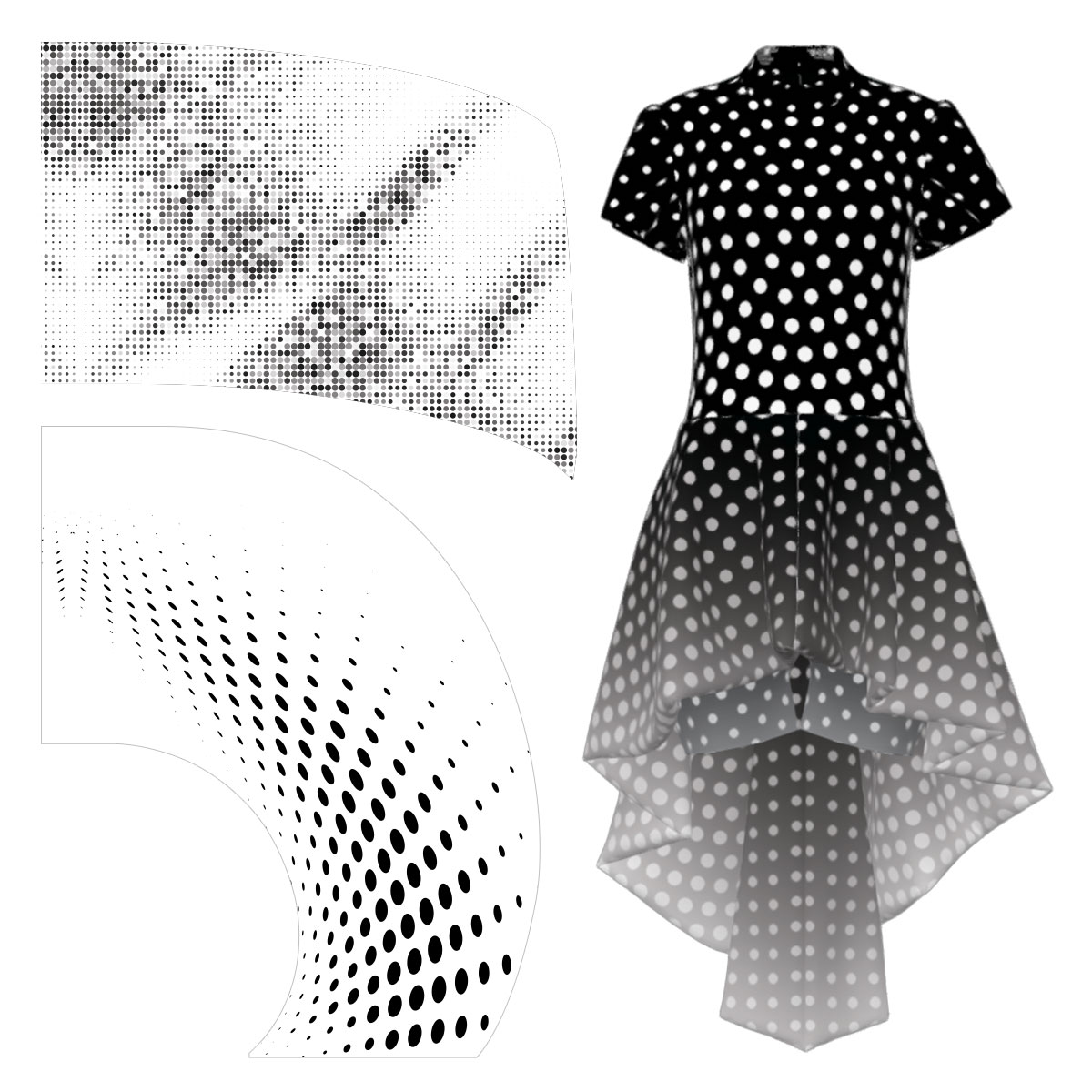 Black and White Dots Collection