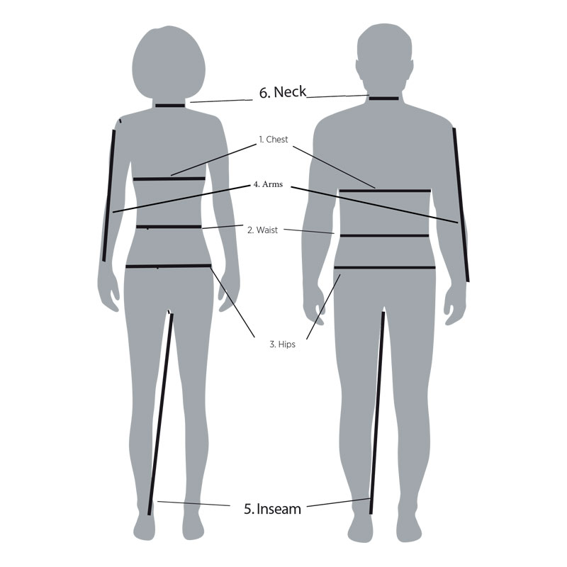 Color Guard & Unitard Sizing